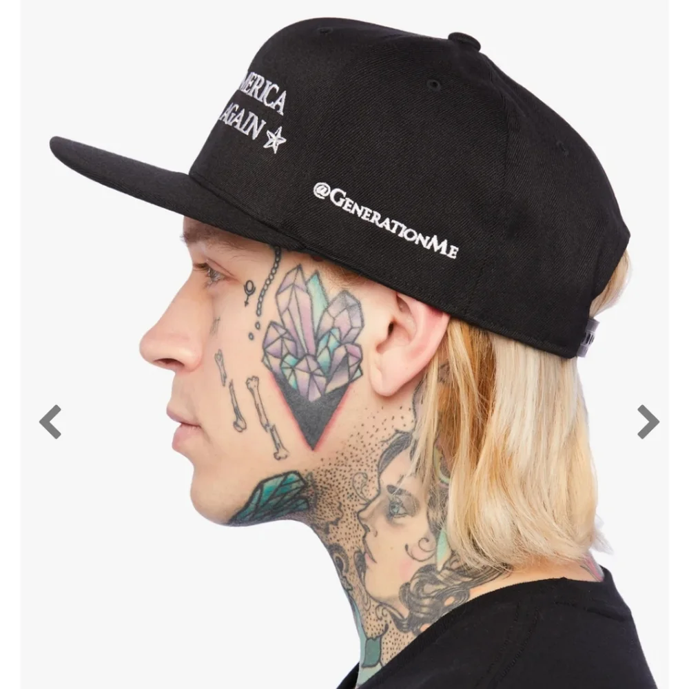 Unisex "Make America Inked Again" Snapback from Generation Me BNWOT - Picture 3 of 6